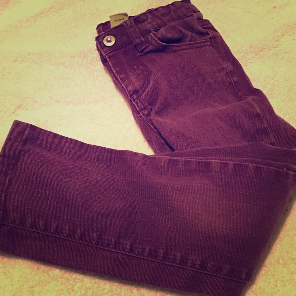 Girls purple jeans 🦄